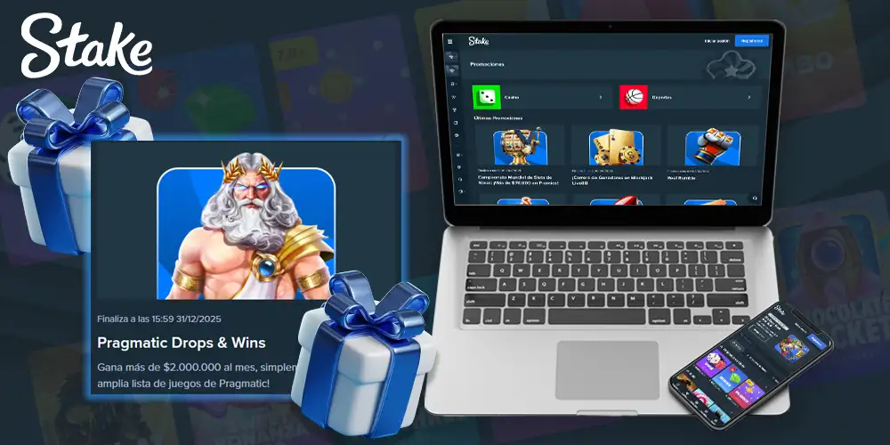 Información sobre los bonos de Stake Casino