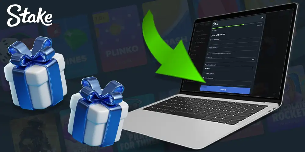 Información sobre cómo obtener un código promocional Stake
