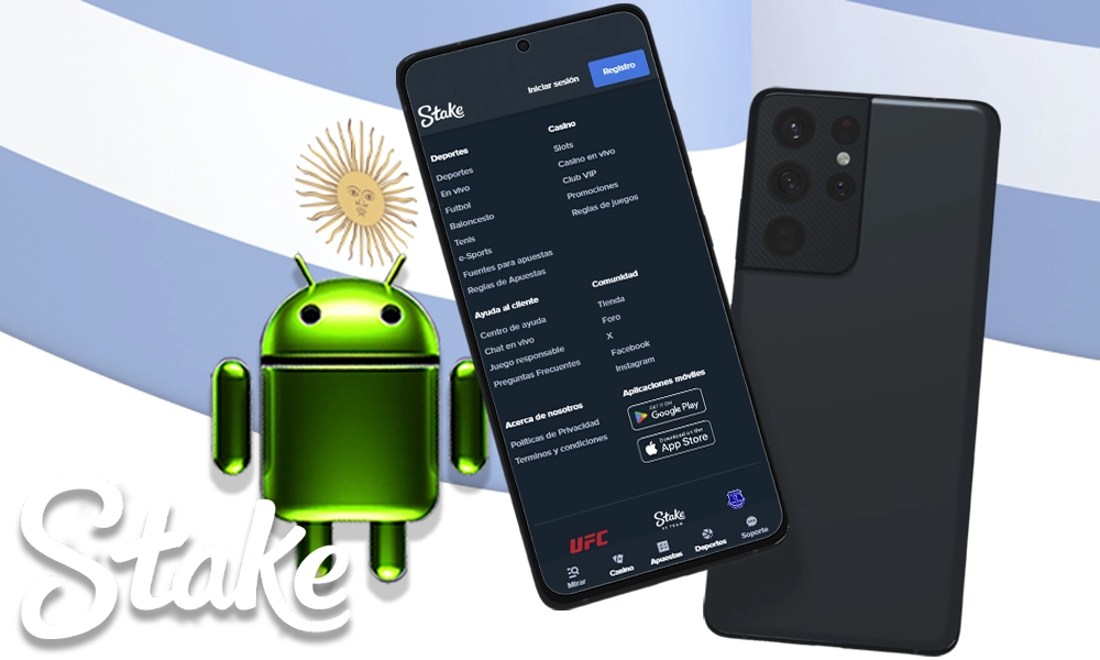 Aplicación Stake Argentina para Android